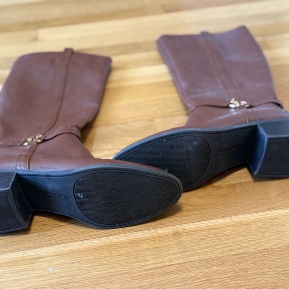 Tommy Hilfiger Caramel brown Knee-High Boots size 9.5 M - Picture 6 of 10